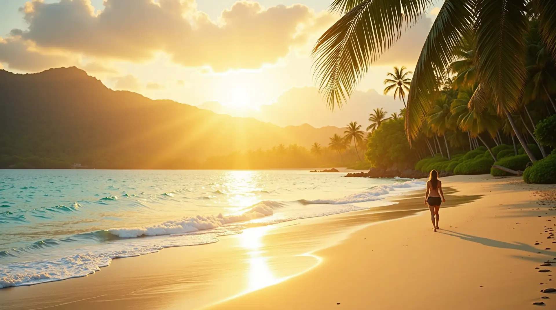 ハワイの美しいビーチ